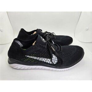 Nike Free RN Flyknit 2018 Shoes Women's 10 Black Running Athletic Gym Sneakers